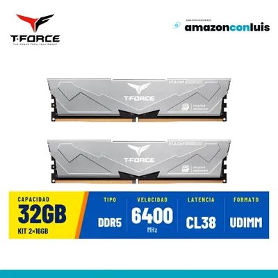 Memoria RAM TeamGroup Vulcan Eco DDR5 32GB (2x16GB) 6400MHz CL38
